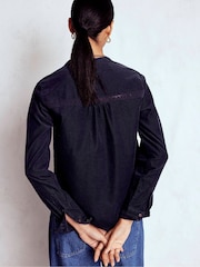 Boden Blue Victoria Cord Shirt - Image 3 of 5