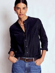 Boden Blue Victoria Cord Shirt - Image 4 of 5
