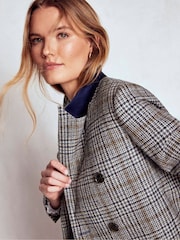 Boden Grey Boxy Double Breasted Blazer - Image 5 of 6