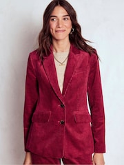 Boden Red Stamford Cord Blazer - Image 4 of 5