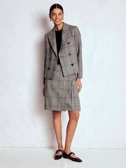 Boden Blue Helen Wool Kilt Skirt - Image 4 of 7