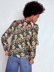 Boden Green Corrine Cotton Top - Image 3 of 5