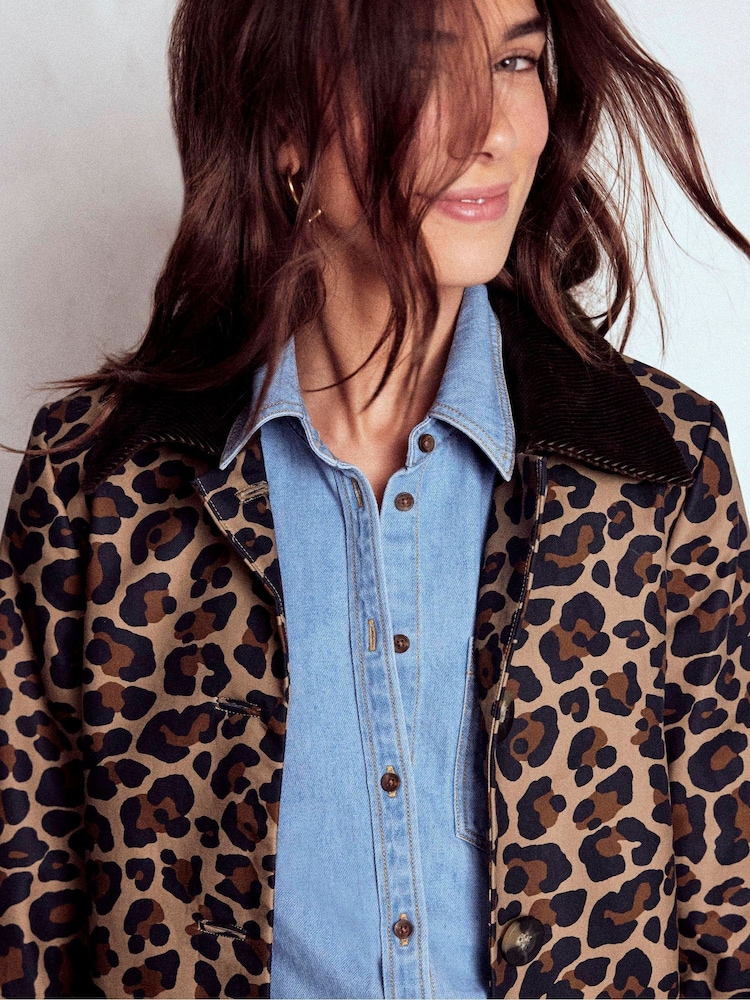 Boden Brown Lancaster Belted Mac - Image 2 of 6