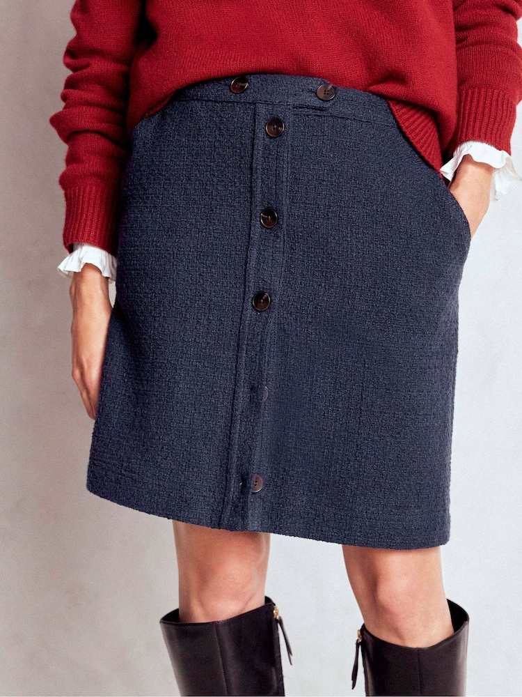 Boden Cecelia Textured Skirt - Imagem 2 de 5