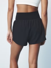 self. Black Running Shorts - Image 5 of 10