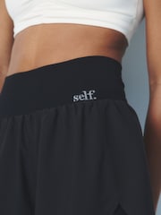 self. Black Running Shorts - Image 7 of 10