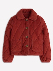 Boden Red Fitzrovia Quilted Cord Jacket - Image 6 of 6