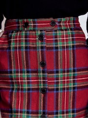 Boden Red Cecelia Wool Skirt - Image 4 of 5