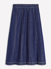 Boden Blue Joy Panelled Denim Skirt - Image 5 of 5