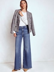 Boden White Flo Trim Detail Top - Image 1 of 5