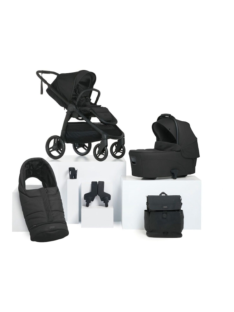 Mamas & Papas Eclipse Black Ocarro Eclipse 6 Piece Essentials Nursery Travel Bundle - Image 1 of 12