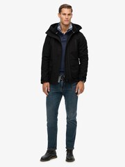 Superdry Black Hooded Ultimate Embroidered Windbreaker - Image 3 of 4