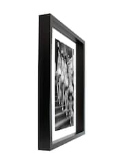 Brookpace Lascelles Black/White Girls Hand Made in UK Bunny Wall Art in a Moder N Matte Finish Blackbox Frame  40 X 50cm - Image 3 of 4