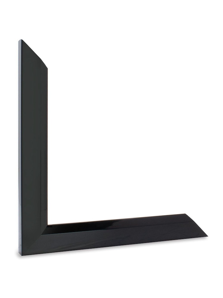 Brookpace Lascelles Black White Hand made in UK Shades of Grey Wall Art in Stylish Gloss Finish Studio Frame  61 X 61Cm - Image 4 of 4