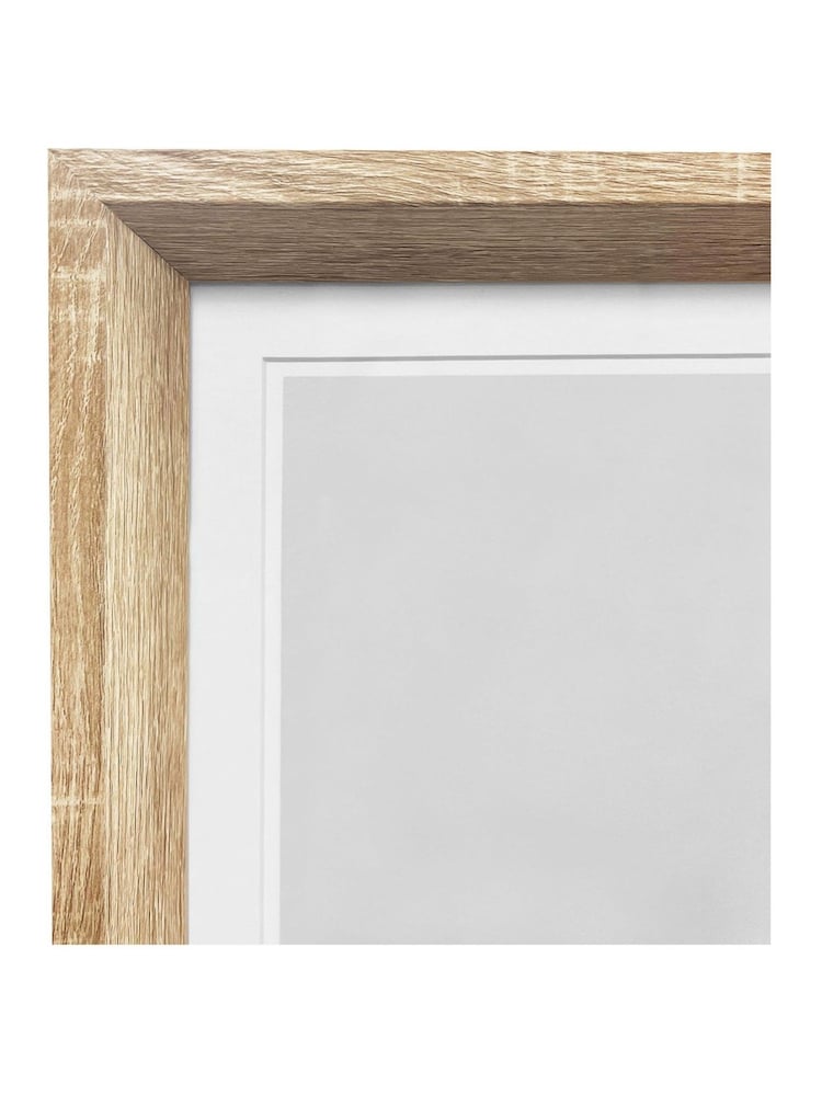 Brookpace Lascelles Natural Hand made in UK Balancing Bowls Abstract Scandi Wall Art in a Wood Aesthetic Frame  40 x 50cm - Image 4 of 4