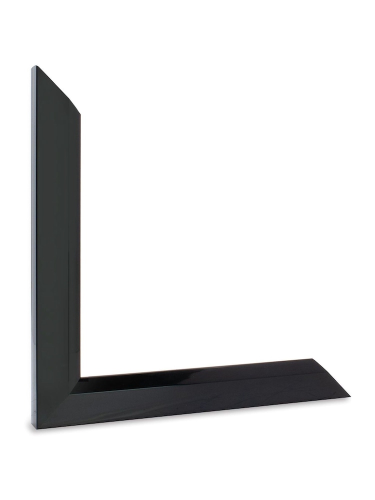 Brookpace Lascelles BlackWhite Hand made in UK Peeping Cat Scandi Wall Art in a Stylish Gloss Finish Studio Frame  40 x 50cm - Image 4 of 4