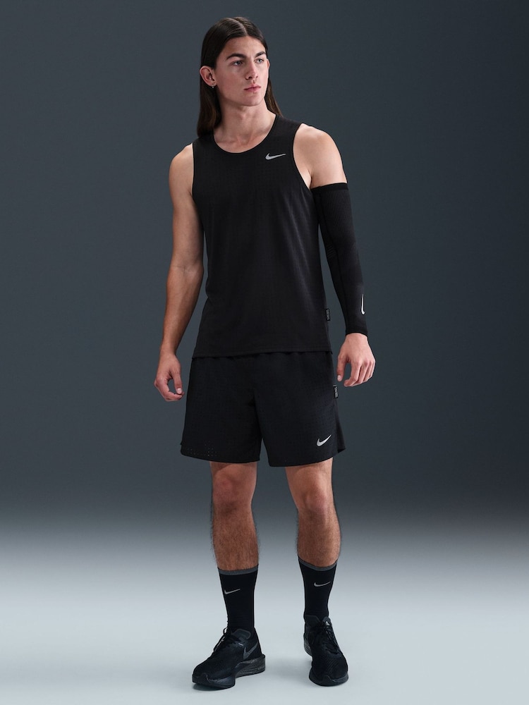 Nike Black Miler Breathe Dri-FIT Running Vest - Image 1 of 10