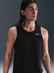 Nike Black Miler Breathe Dri-FIT Running Vest - Image 3 of 10