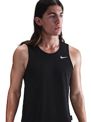 Nike Black Miler Breathe Dri-FIT Running Vest - Image 8 of 10