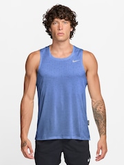 Nike Royal Pulse Blue Miler Breathe Dri-FIT Running Vest - Image 1 of 3