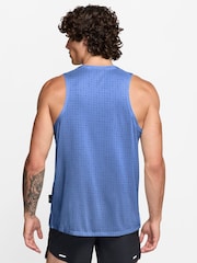 Nike Royal Pulse Blue Miler Breathe Dri-FIT Running Vest - Image 2 of 3