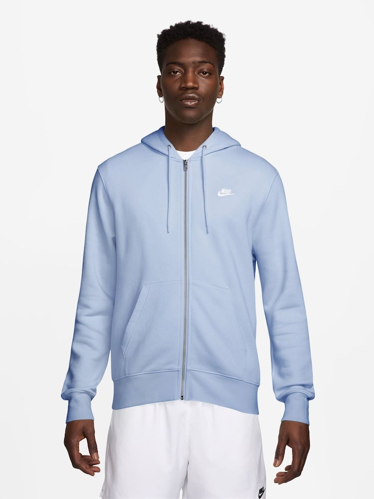 Nike Hydrogen Blue Club Full Zip Hoodie - Image 1 of 1