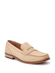 Base London Brown Garfield Penny Loafers - Image 2 of 4