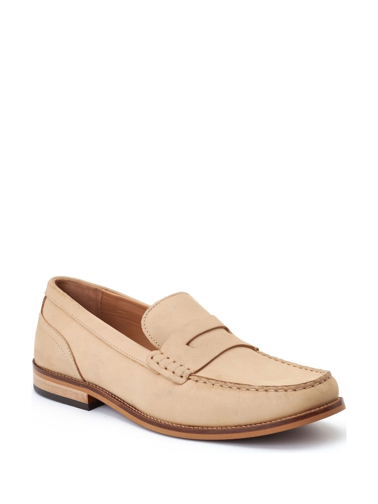 Base London Brown Garfield Penny Loafers - Image 2 of 4