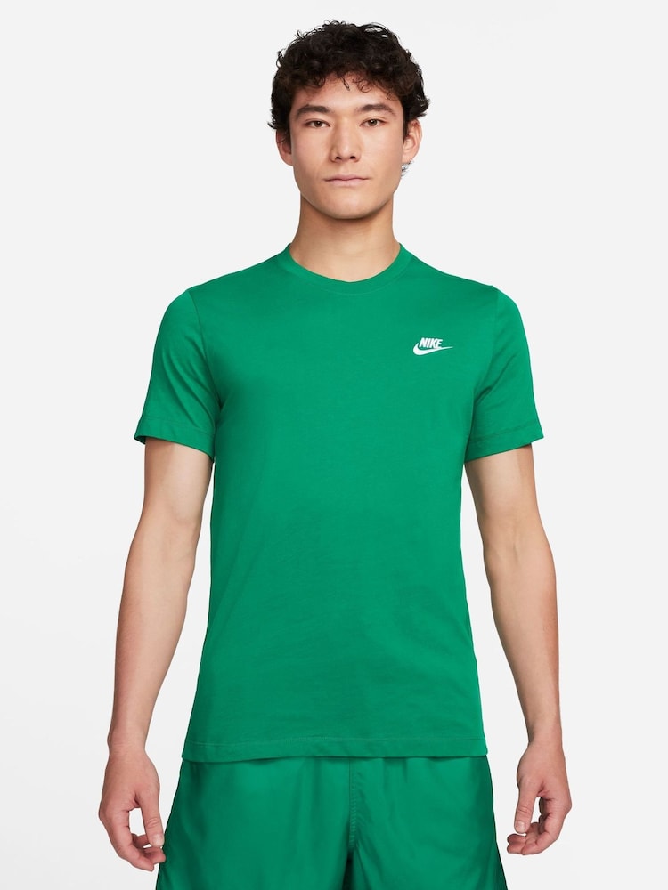 Nike Malachite Green Short Sleeve Club T-Shirt - Image 1 of 5