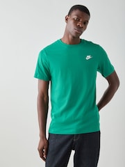 Nike Malachite Green Short Sleeve Club T-Shirt - Image 11 of 19