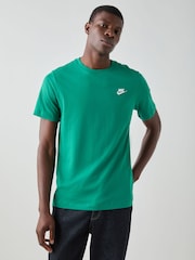 Nike Malachite Green Short Sleeve Club T-Shirt - Image 17 of 19