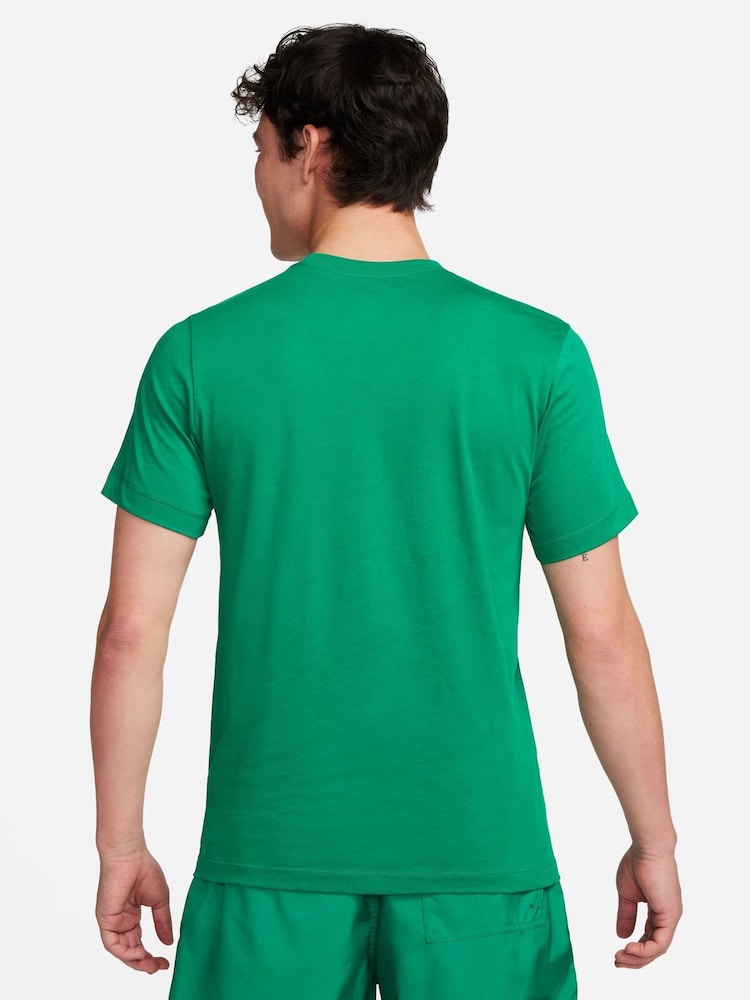 Nike Malachite Green Short Sleeve Club T-Shirt - Image 2 of 5