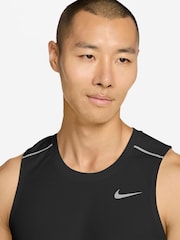 Nike Black Miler Dri-FIT Running Vest - Image 3 of 4