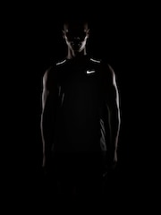 Nike Black Miler Dri-FIT Running Vest - Image 4 of 4