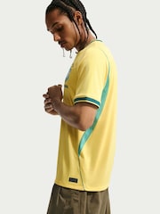 Nike Yellow Brazil 2026 Stadium Football Shirt - Image 3 of 8