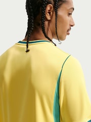 Nike Yellow Brazil 2026 Stadium Football Shirt - Image 5 of 8