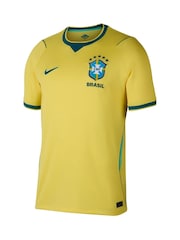 Nike Yellow Brazil 2026 Stadium Football Shirt - Image 6 of 8