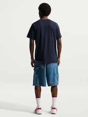 Nike Blue England Wordmark Graphic T-Shirt - Image 3 of 5