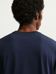 Nike Blue England Wordmark Graphic T-Shirt - Image 4 of 5