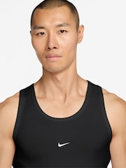 Nike Black Athletic Club Dri-FIT Ribbed Training Tank Top - Image 3 of 3