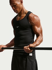Nike Black Athletic Club Dri-FIT Ribbed Training Tank Top - Image 5 of 5