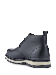 Jones Bootmaker Black Darrel Grippy Leather Ankle Boots - Image 4 of 5