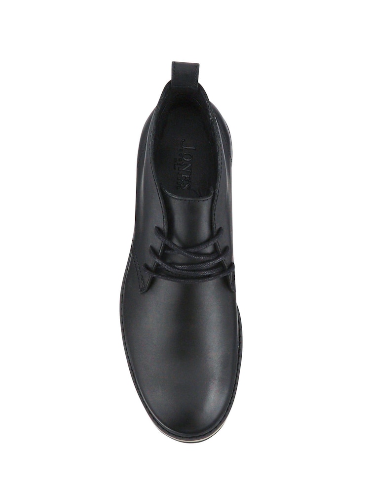 Jones Bootmaker Black Darrel Grippy Leather Ankle Boots - Image 5 of 5