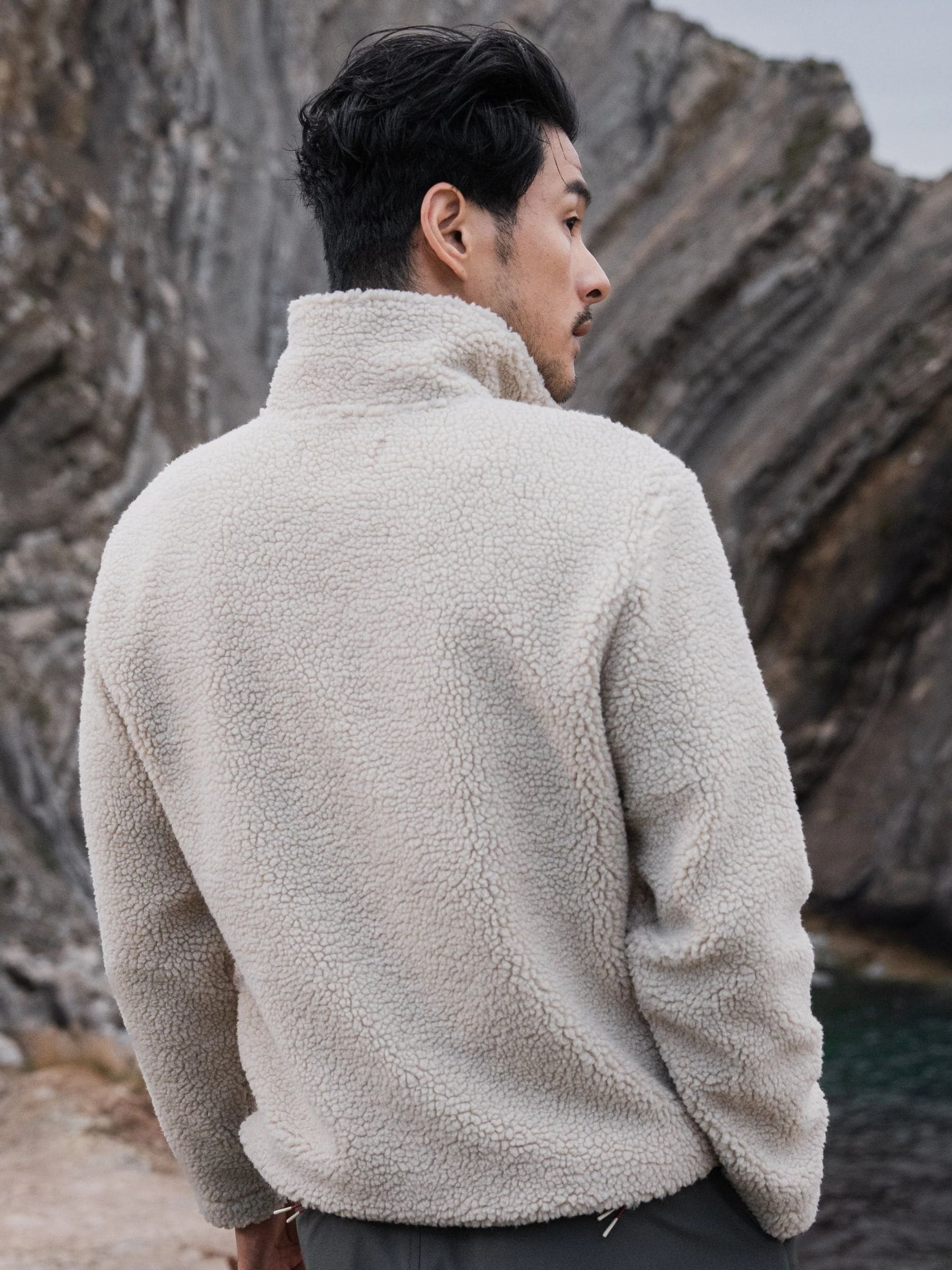 Buy Sealskinz Cream Horsham Sherpa Zip Up Fleece from Next Canada