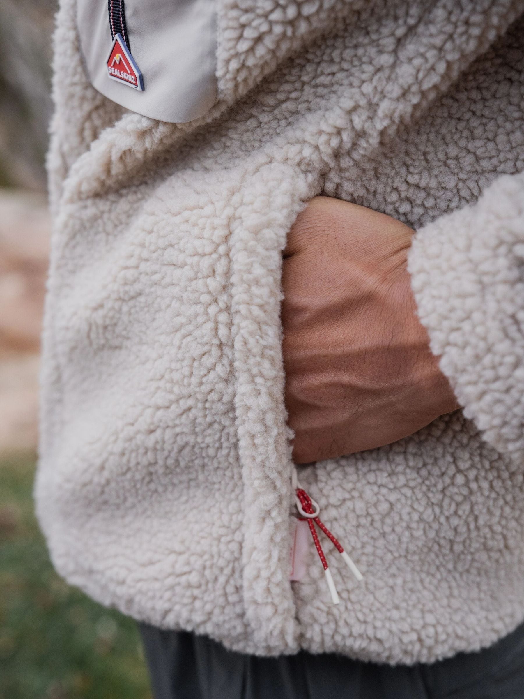 Buy Sealskinz Cream Horsham Sherpa Zip Up Fleece from Next Canada