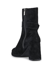 Jones Bootmaker Black Lauralie Block-Heeled Leather Boots - Image 2 of 5