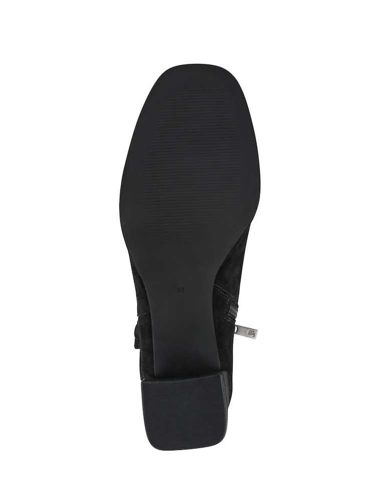 Jones Bootmaker Black Lauralie Block-Heeled Leather Boots - Image 5 of 5