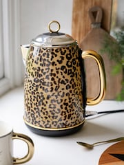 Rockett St George Animal Retro Leopard Kettle - Image 1 of 6