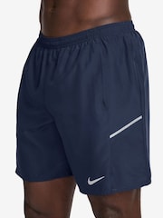 Nike Midnight Navy Miler Dri-FIT 7 Inch 2-In-1 Running Shorts - Image 2 of 4