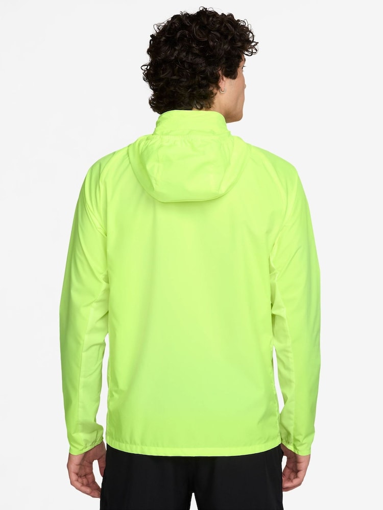 Nike Volt Ice Yellow Miler UV Repel Running Jacket - Image 2 of 3
